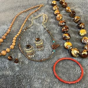 Earth toned jewelry